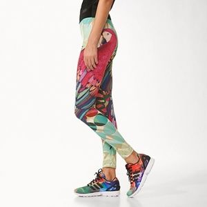 Adidas parrot leggings clearance